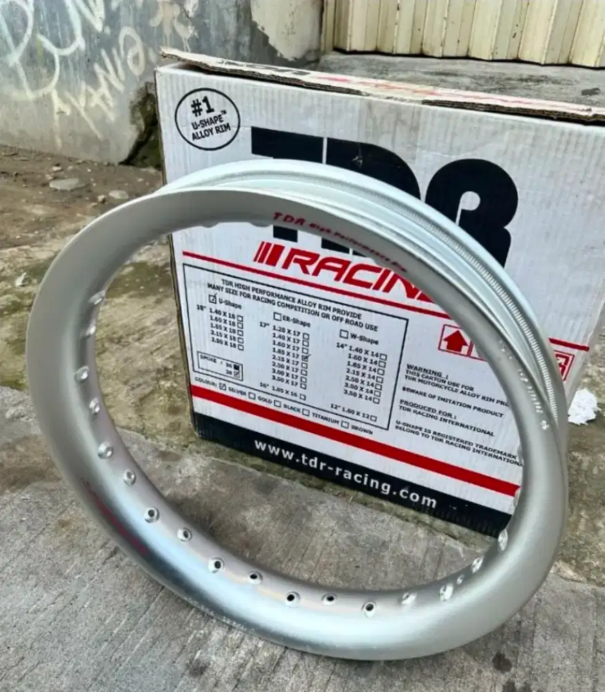 Velg tdr u shape silver