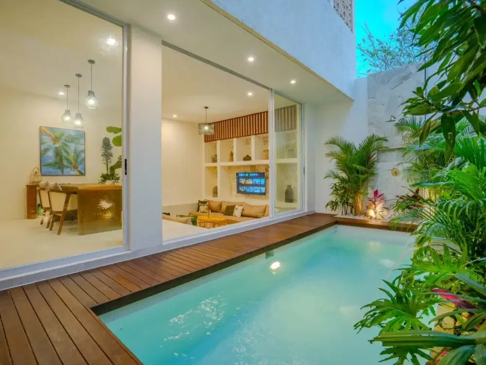 villa baru di goa gong bukit jimbaran,furnish, dkt pantai