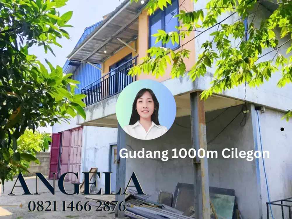 GUDANG 1000 M JL JERANG CILEGON BANTEN SHM TIMUR JALAN 6 METER