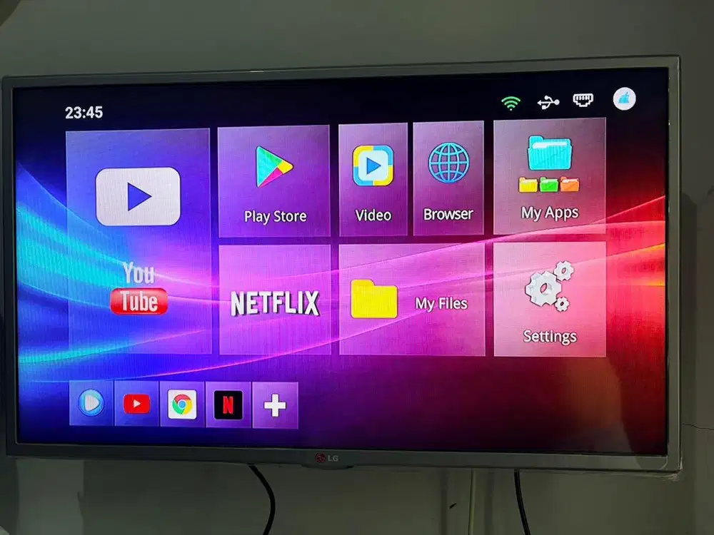 TV LG + SMART BOX