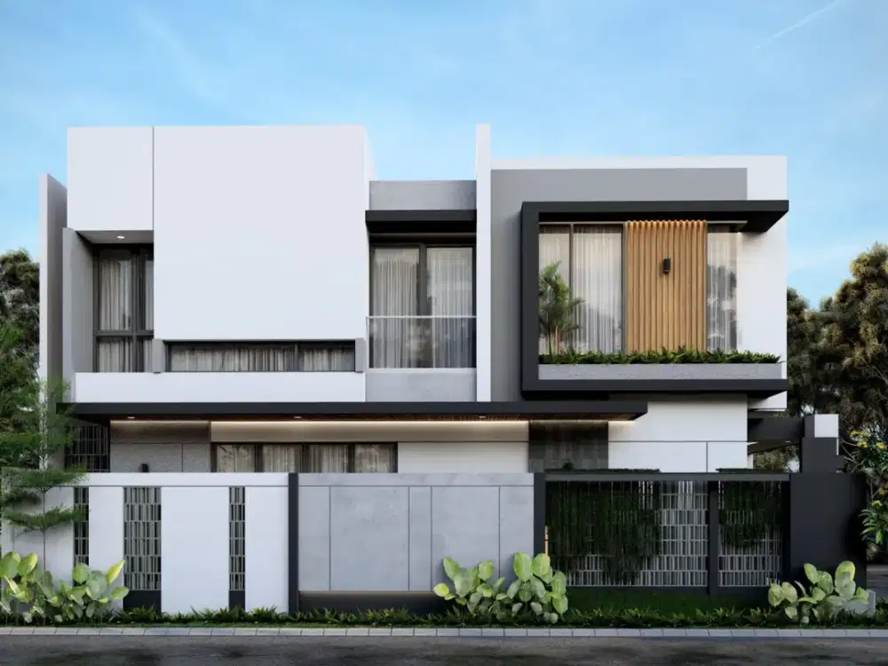 Rumah Hook di Darmo Permai Selatan Baru Gress, Minimalis