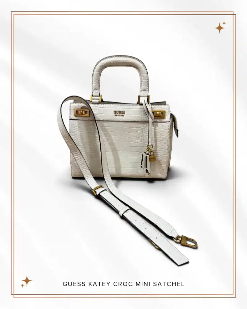 Guees Katey Croc Mini Satchel