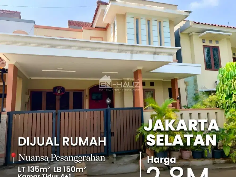 (RB) DIJUAL RUMAH NUANSA PESANGGRAHAN, JAKARTA SELATAN