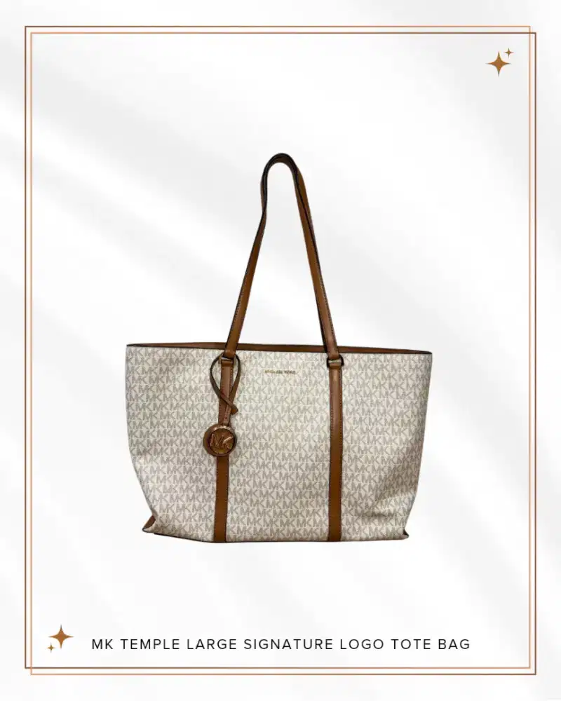 Michael Kors Large Signature Logo Tote Bag
