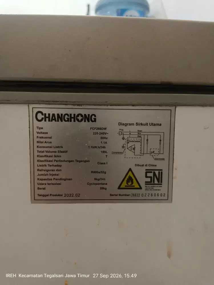Freezer Changhong