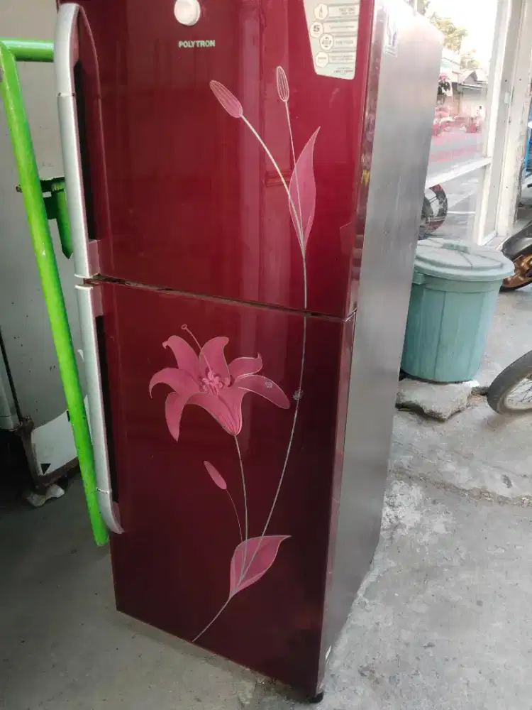 Kulkas 2 pintu polytron beleza normal dingin beku siap pakai