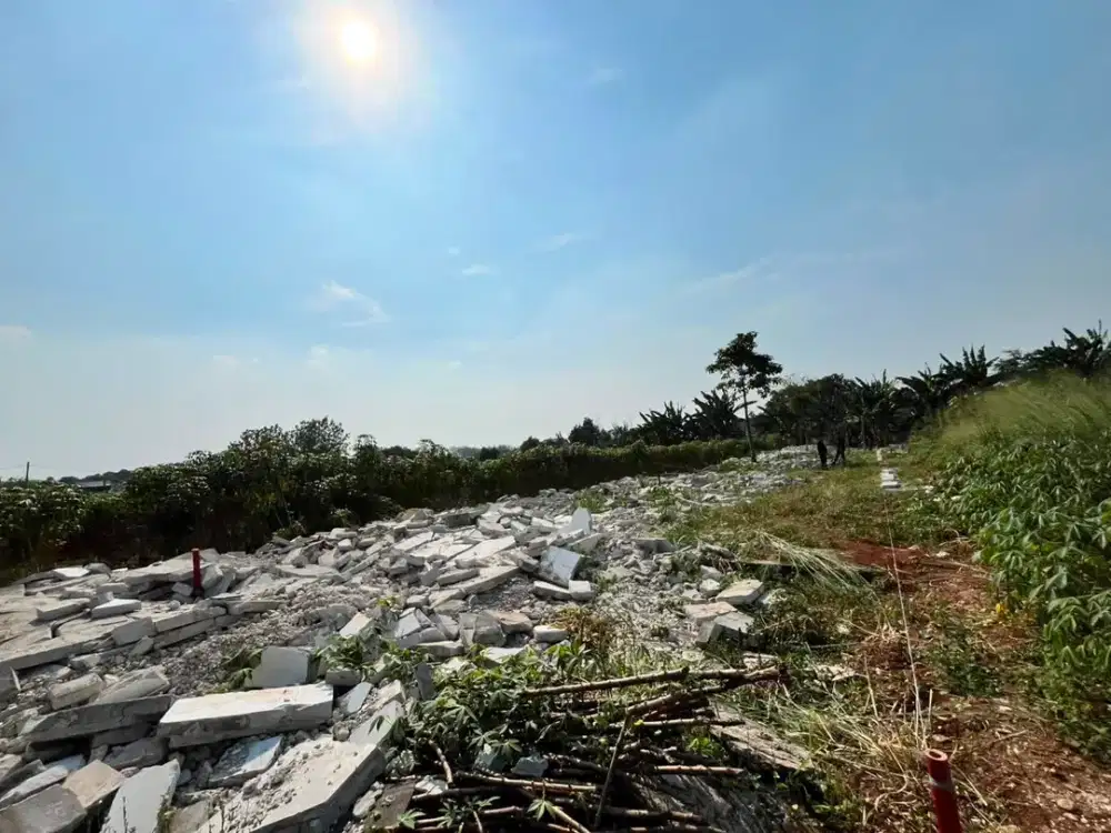 Tanah Kavling Citayam Row Jalan 8Meter Lokasi Dalam Perumahan