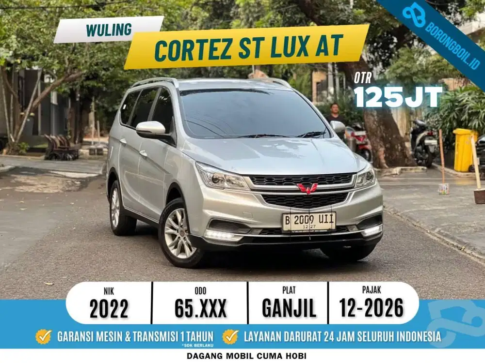 WULING CORTEZ ST LUX 2022 ABU LOW KM ISTIMEWA SIAP PAKAI