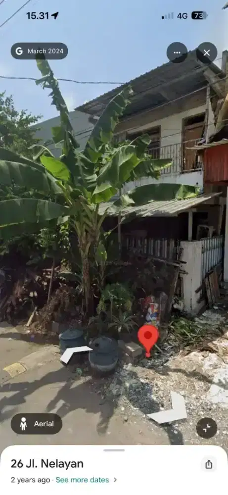 DIJUAL RUMAH HITUNG TANAH DI JL NELAYAN DEKAT JL RAJAWALI PESAPEN
