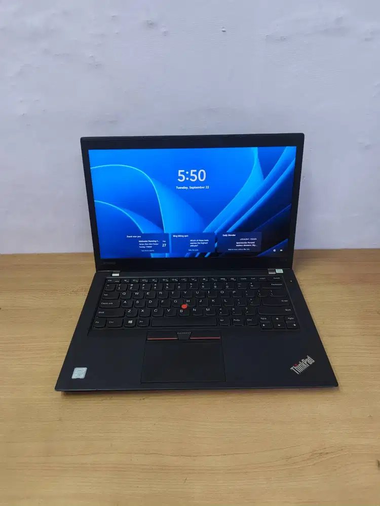 Lenovo Thinkpad T470s Core i7 7600U Ram 8GB SSD 256GB 14