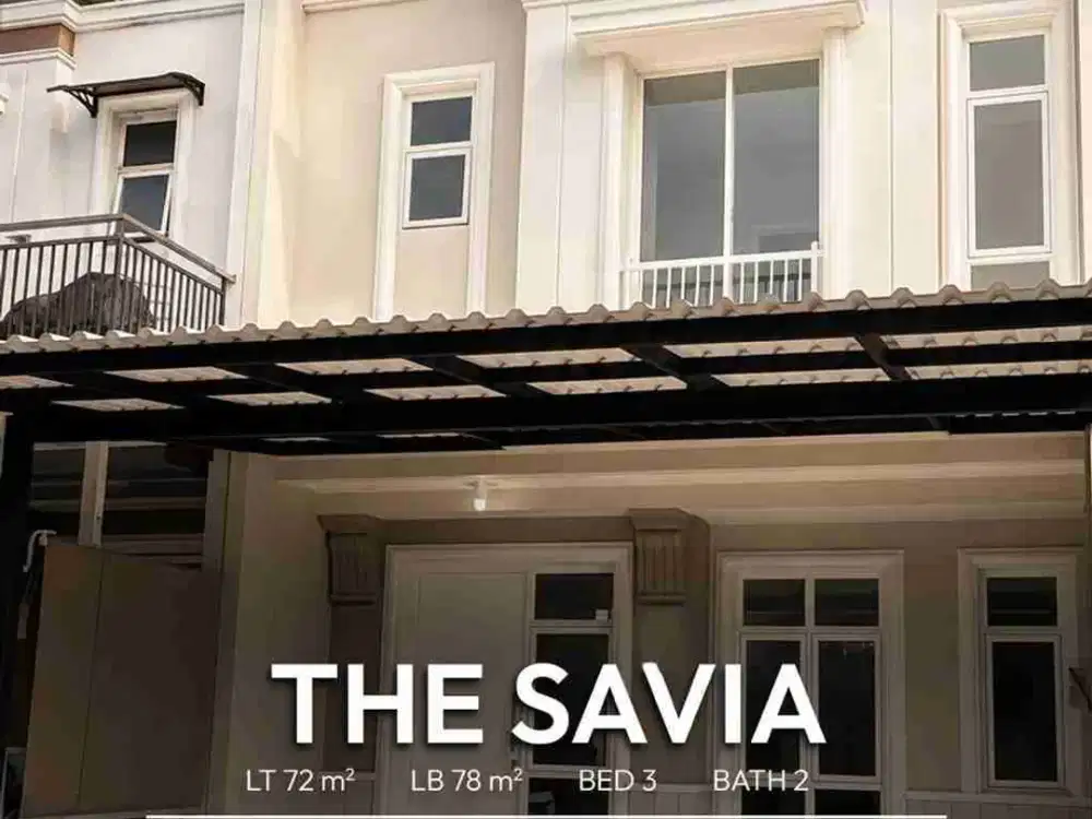 Rumah Cantik Siap Huni dg 3 KT dlm Cluster di BSD