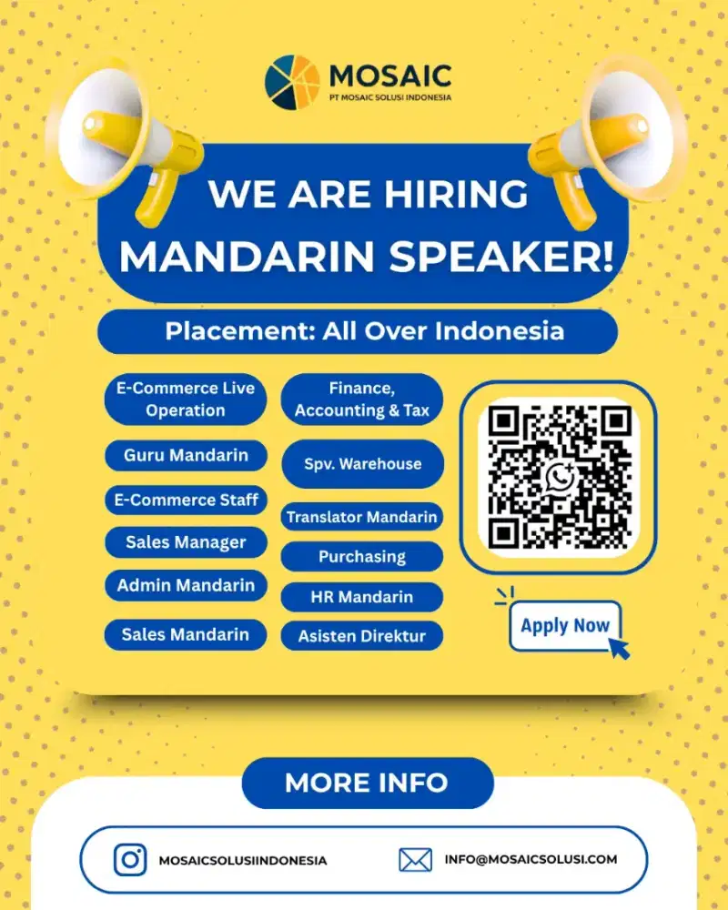 Info Loker Mandarin