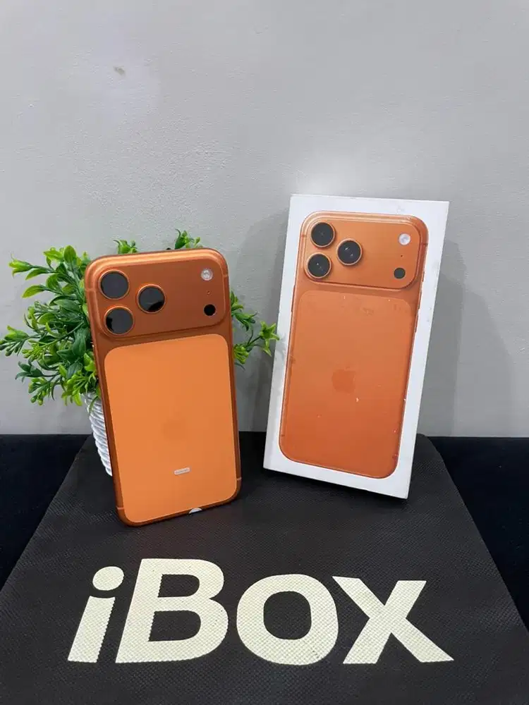 IPhone 17 ProMax 256GB iBox Cosmic Orange mulus Fullset Ori BH 91%