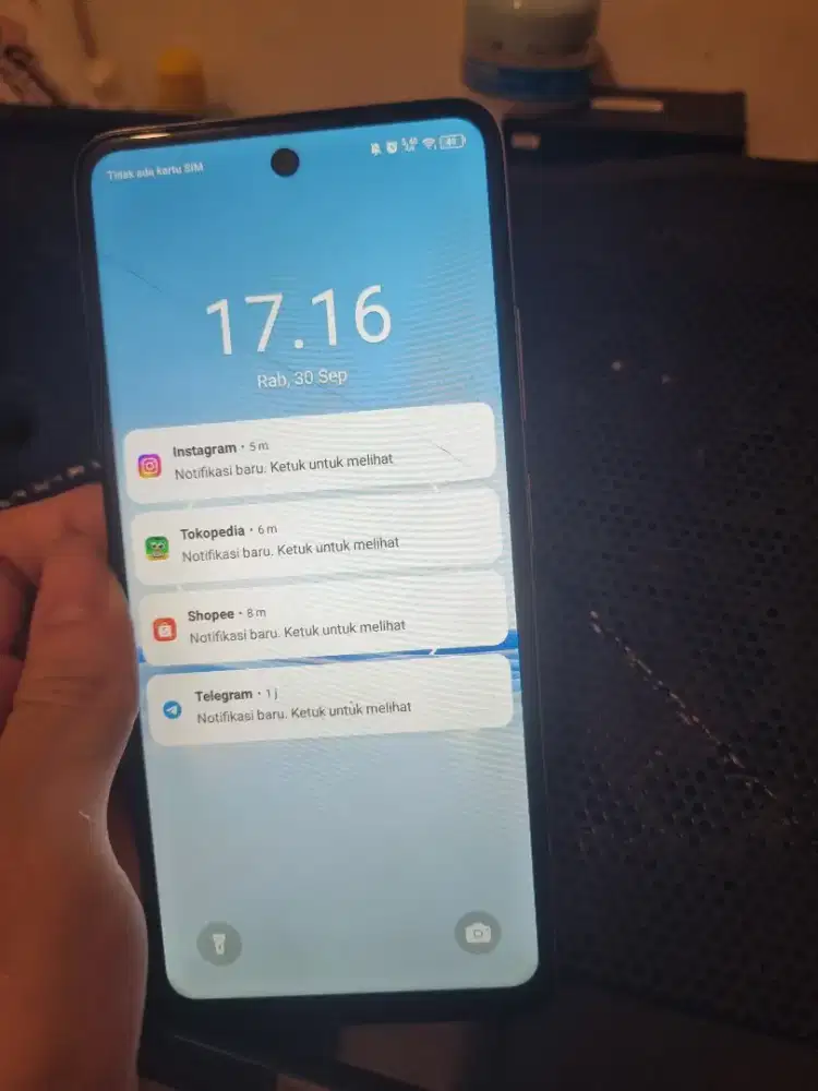 Itel RS4 bekas kondisi retak
