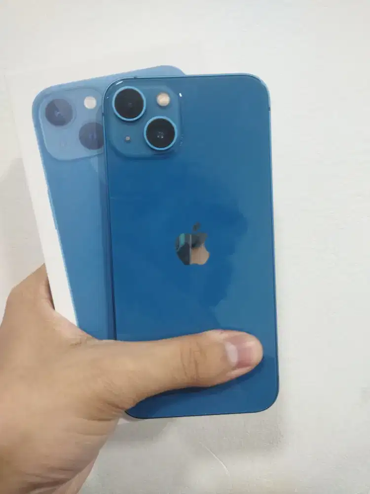 iPhone 13 256 Inter permanen Blue pemakaian lama