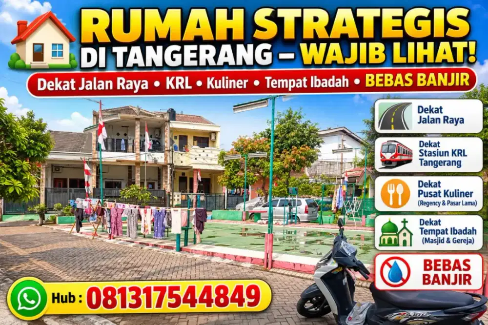 Rumah Anti Banjir, dekat kemana-mana