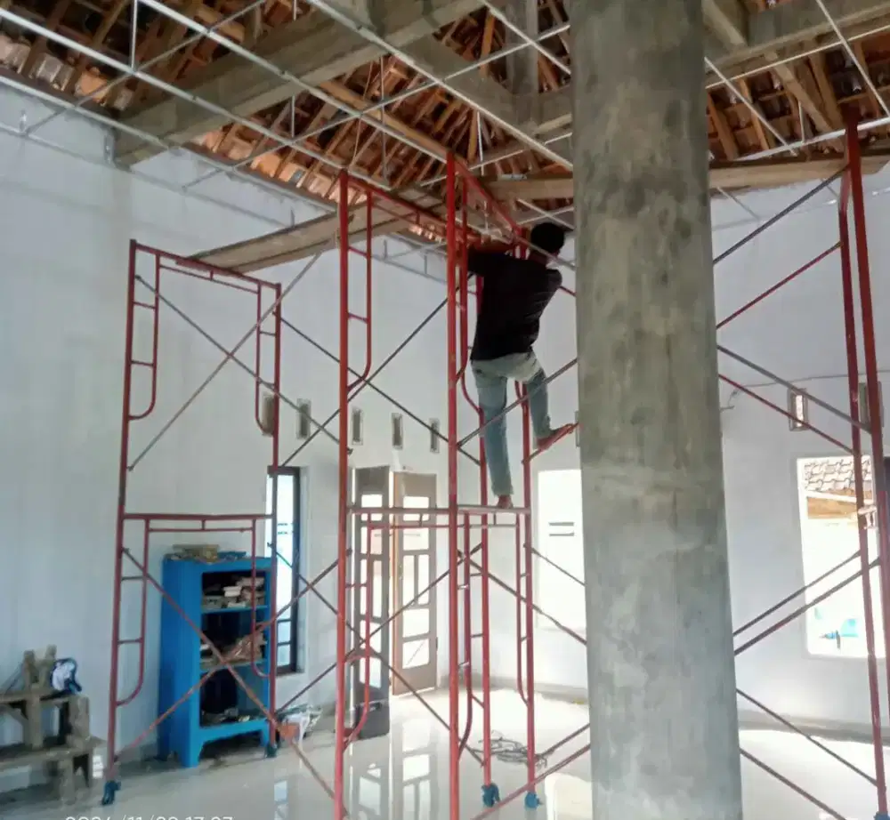 Pemasangan flapon,renovasi atap,atap bocor, talang air