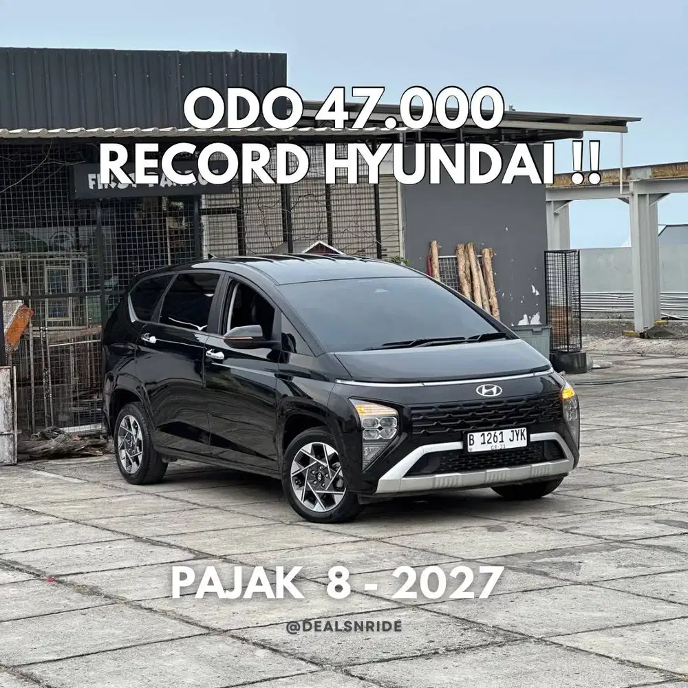 ODO 47.000 ANTIKK !! PAJAK 8/2027 HYUNDAI STARGAZER PRIME 2022 MURAH
