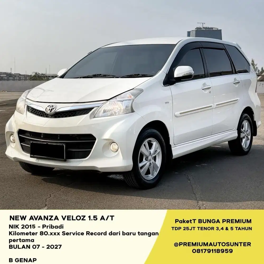 KM78rb 2015 VELOZ 1.5 A/T Toyota All New Avanza 2017 HRV Biante Rush