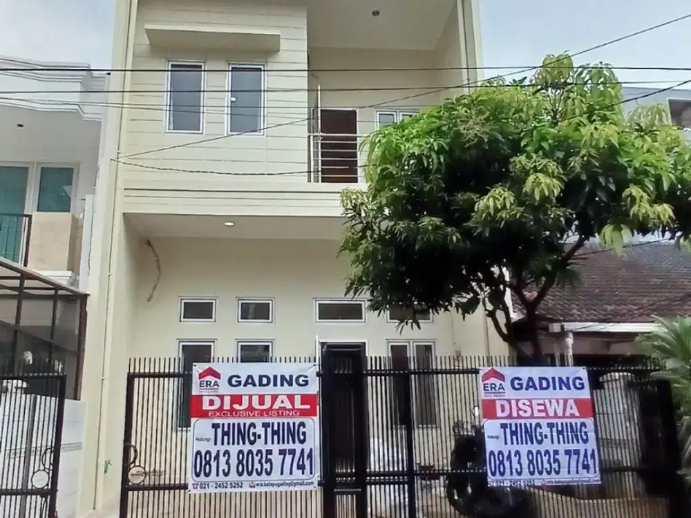 Ss.2915 - Murah !! Disewa Rumah 6X18 Siap Huni Brand New Hadap Utara di Janur Asri