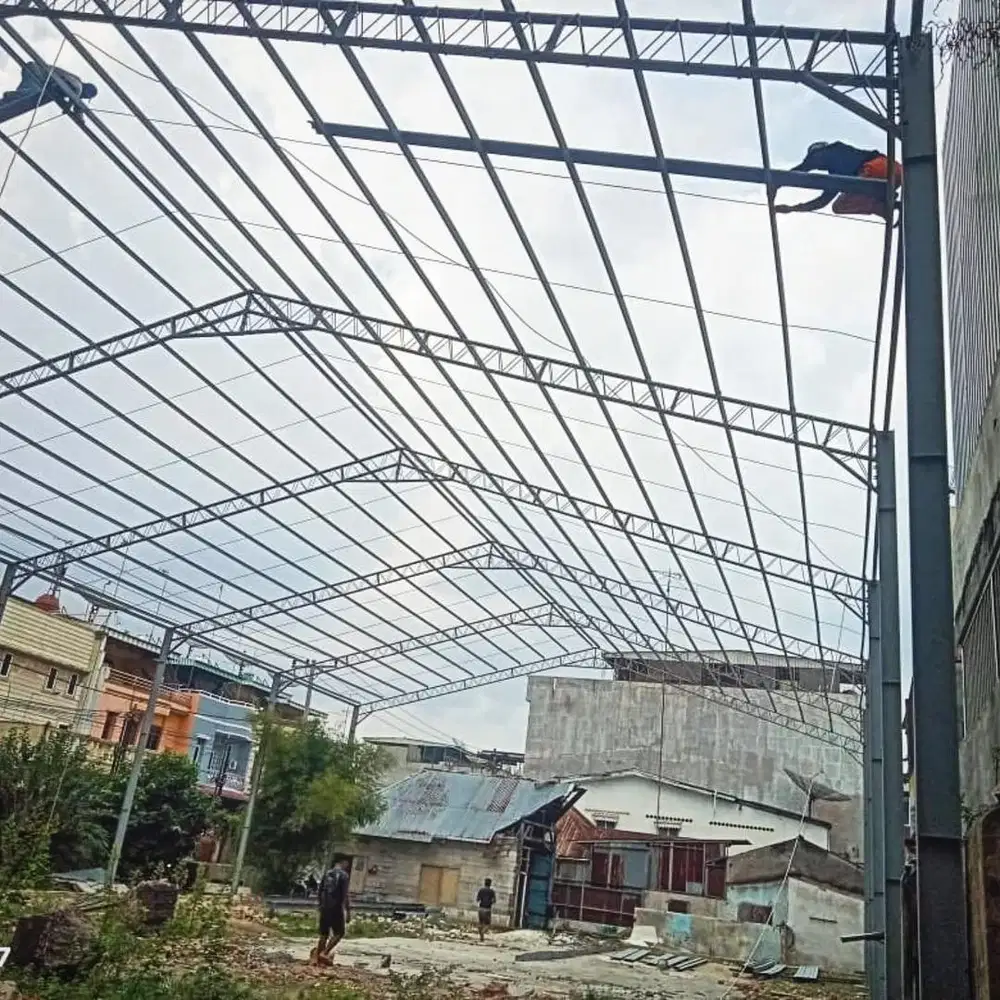 Kanopi  konstruksi baja