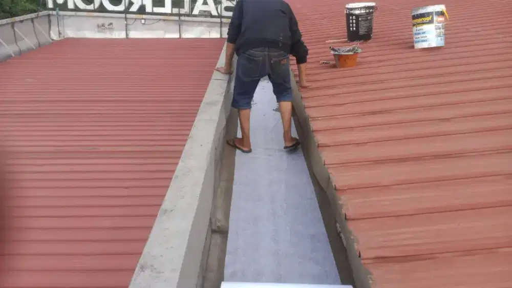 Perbaikan dak rembes, talang air,atap bocor dan renovasi rumah