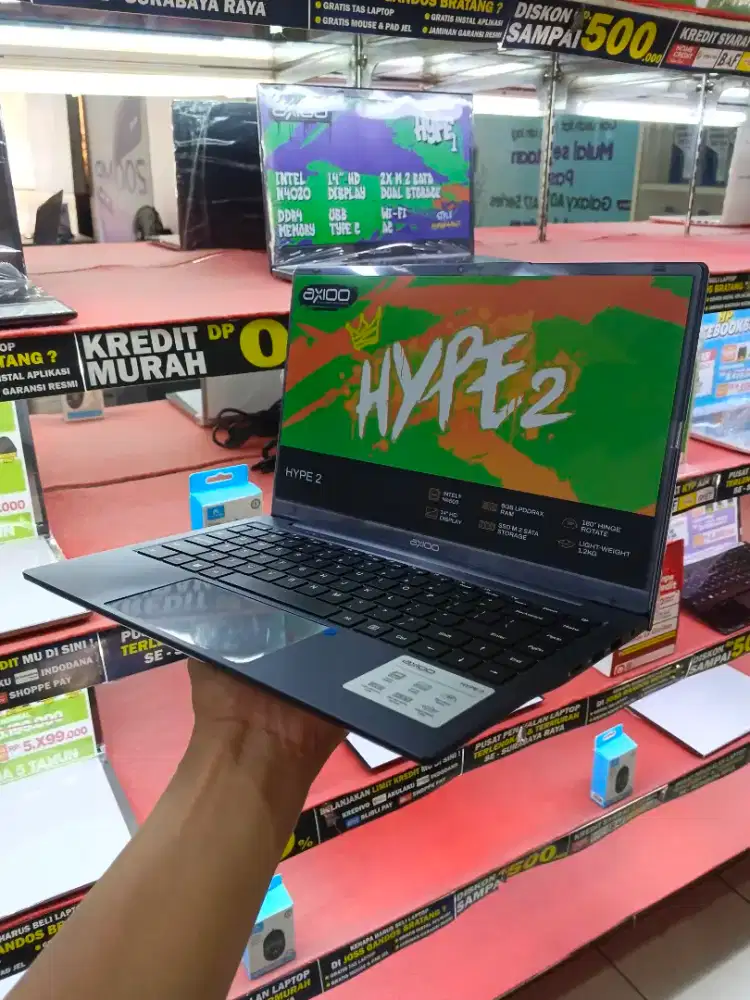 PROMO SPECIAL LAPTOP BARU AXIOO HYPE 2 COCOK UNTUK PARA PELAJAR