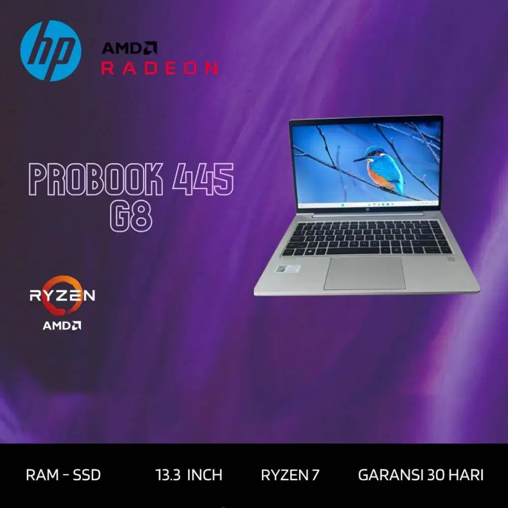 HP PROBOOK 445 G8 RYZEN 7 5800U RAM 16GB LAYAR 14 INCH *RC