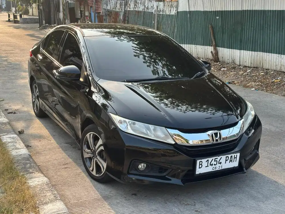 (Cash) Honda City 1.5 ES (RS) CVT 2016 Hitam Metalik Pajak8/27 Km116rb