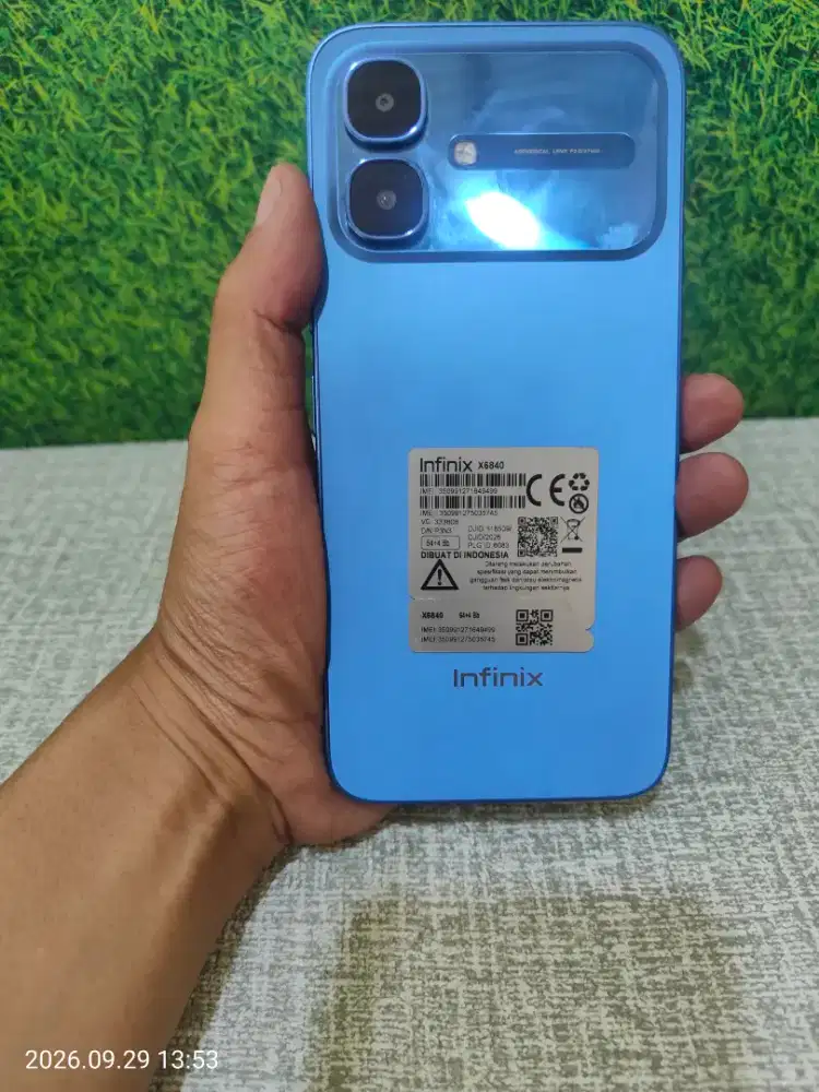 Infinik smart 20 ram 4/64 hp aja halal no minus like new