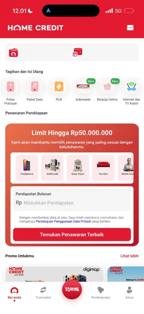 PROMO CICILAN IPHONE 17 PRO MAX 256GB (24 BULAN)