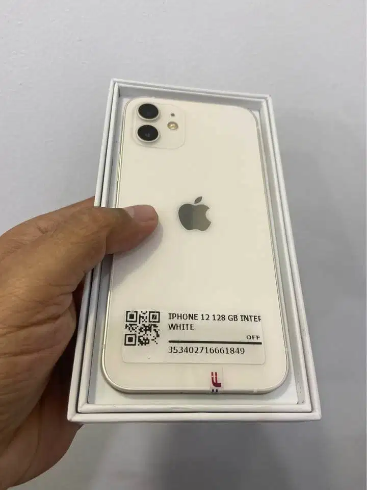 Second IPHONE 12 128gb White INTER Welljoss