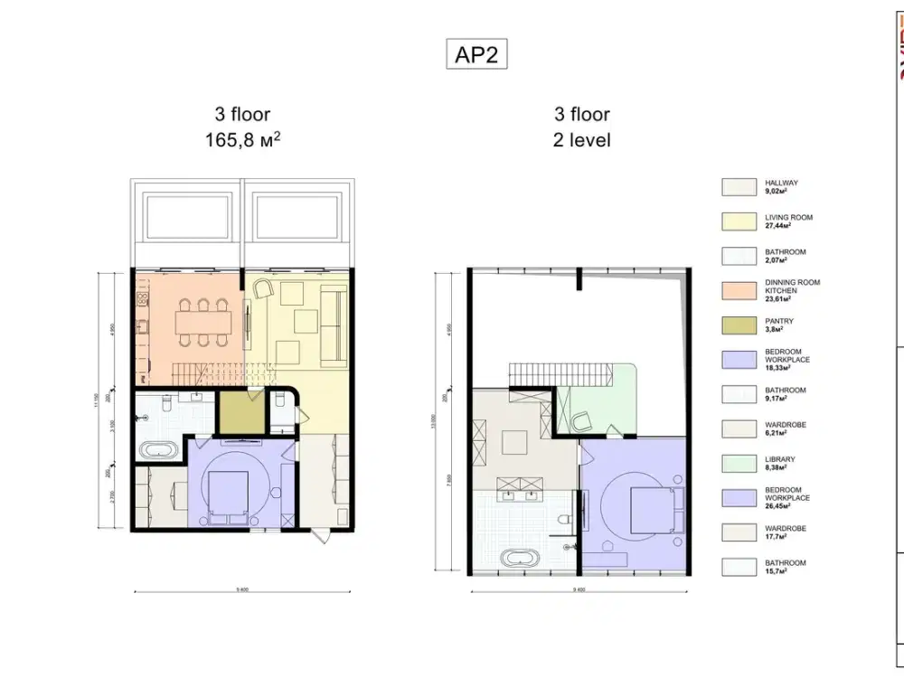 4 Bedroom Penthouse for sale at Azura Complex - Nusa Dua