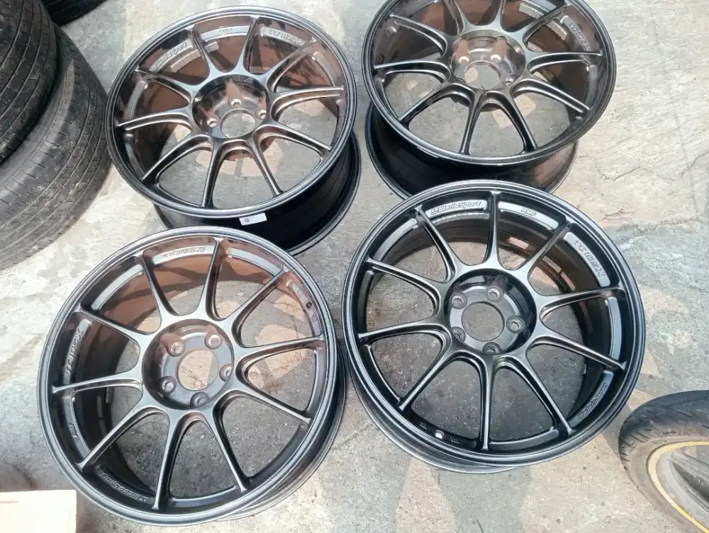 Jual velg r18 madein Japan model weds sport VCD 5x114 et 43 lebar 8,5