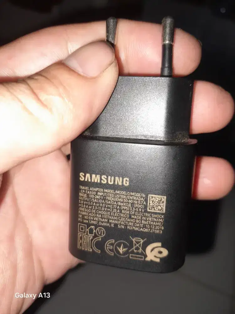 Kepala charger Samsung 25wat original super fast charging bgus mulus