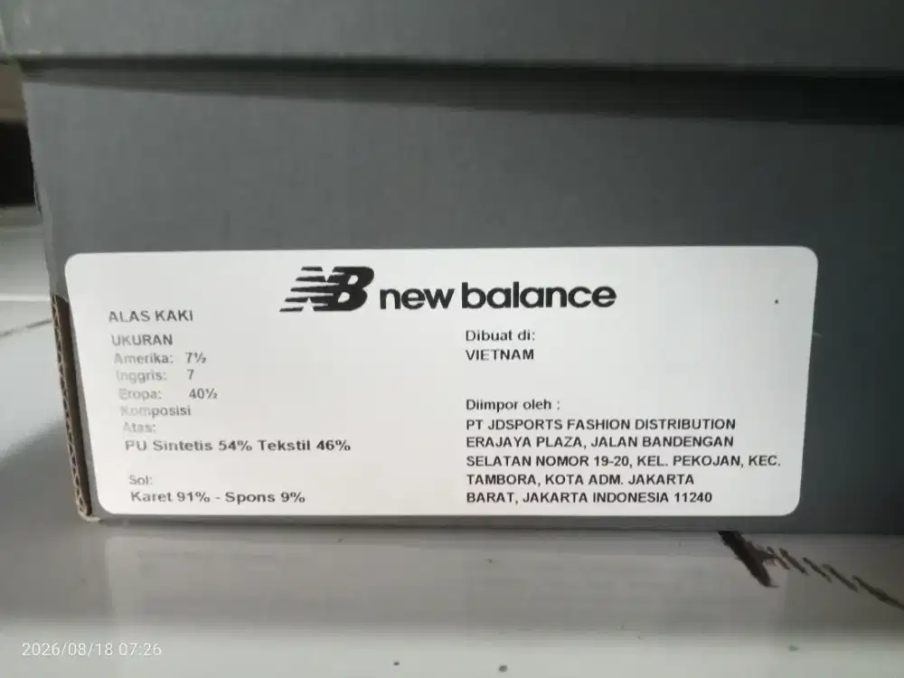 Sepatu Ori Merek New Balance