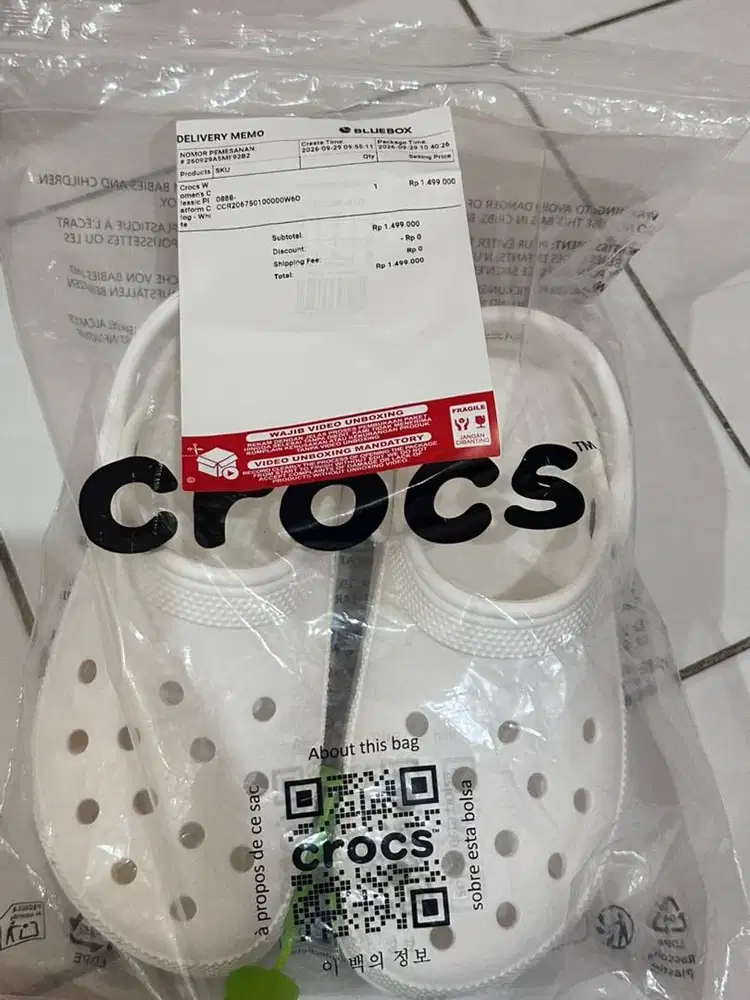 Crocs Women's Classic Platform Clog White