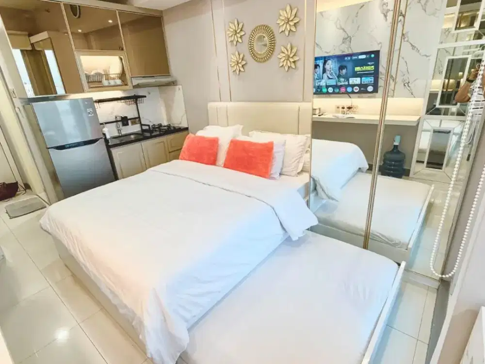 Disewakan bulanan apartemen Benson studio full furnish mewah lantai 51