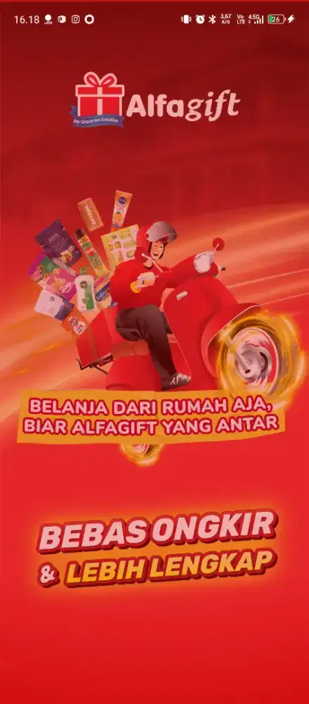 Di butuhkan kurir alfagift