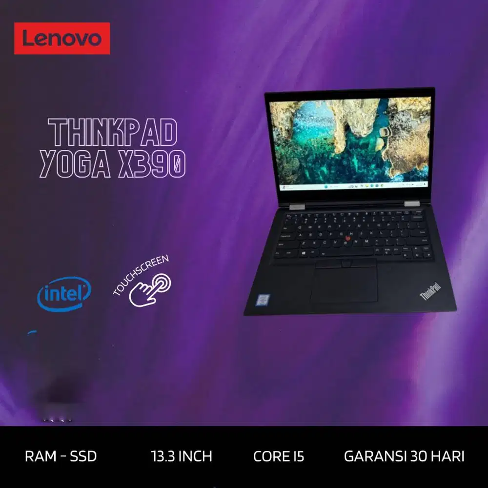 LENOVO THINKPAD X390 YOGA TOUCH I5 GEN8 RAM 8GB LAYAR 13.3 INCH *RC