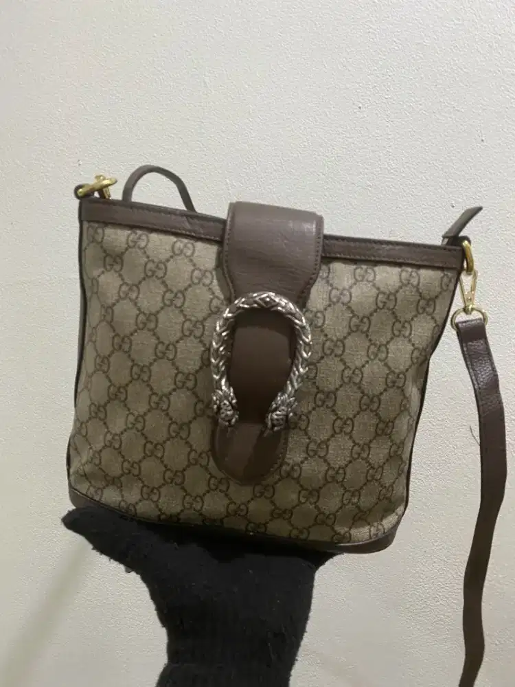 Tas wanita gucci dyonisius kanvas good quality