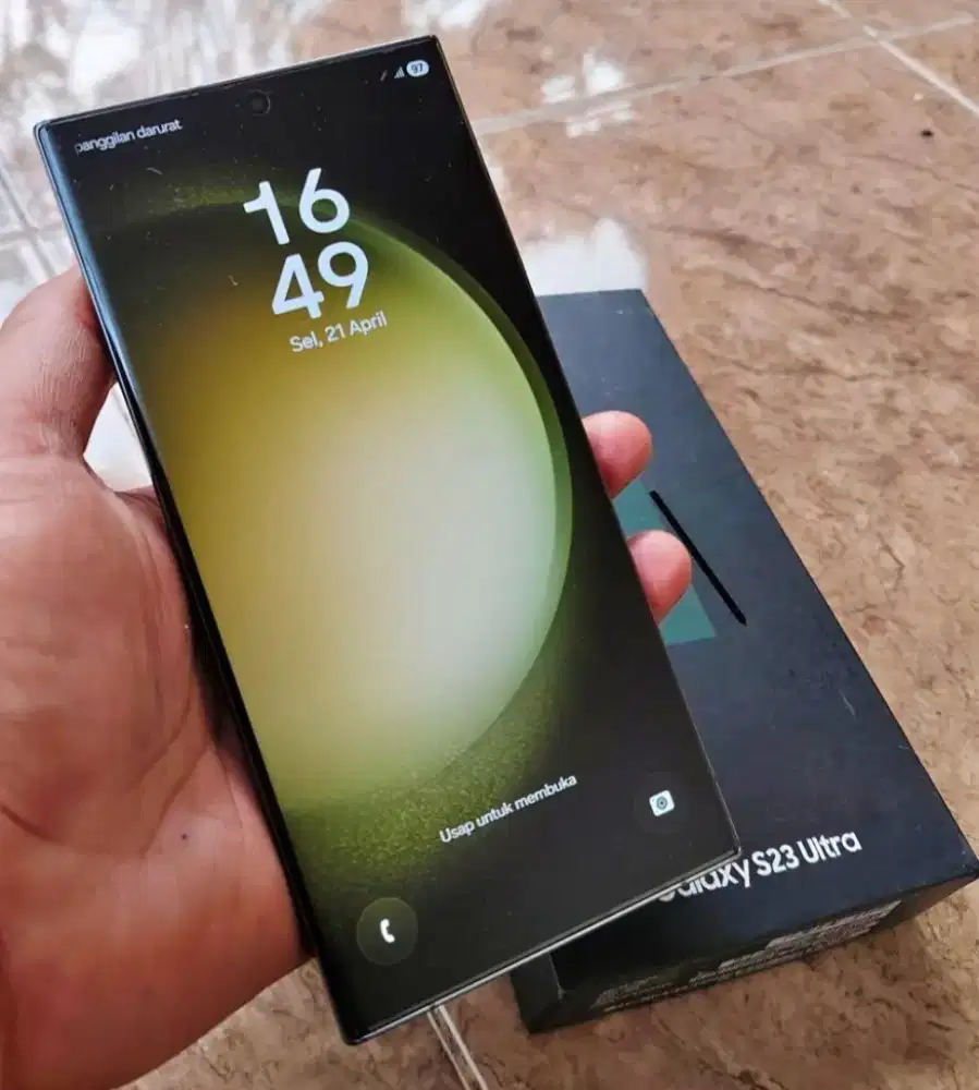 Jual Cepat Samsung S23 Ultra Ram 12+2/256 Hitam Hp dus kabelcasan