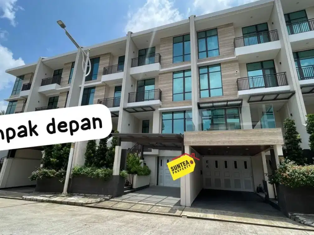 Hot! Rumah Elegan 4 Lantai + Lift LB 373m² 5 KT Pondok Indah Jakarta Selatan Nego!