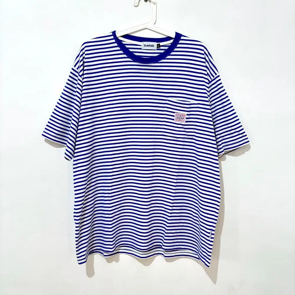 Stripe pocket tshirt livefolk kaos salur uniqli carhartt zara dickies