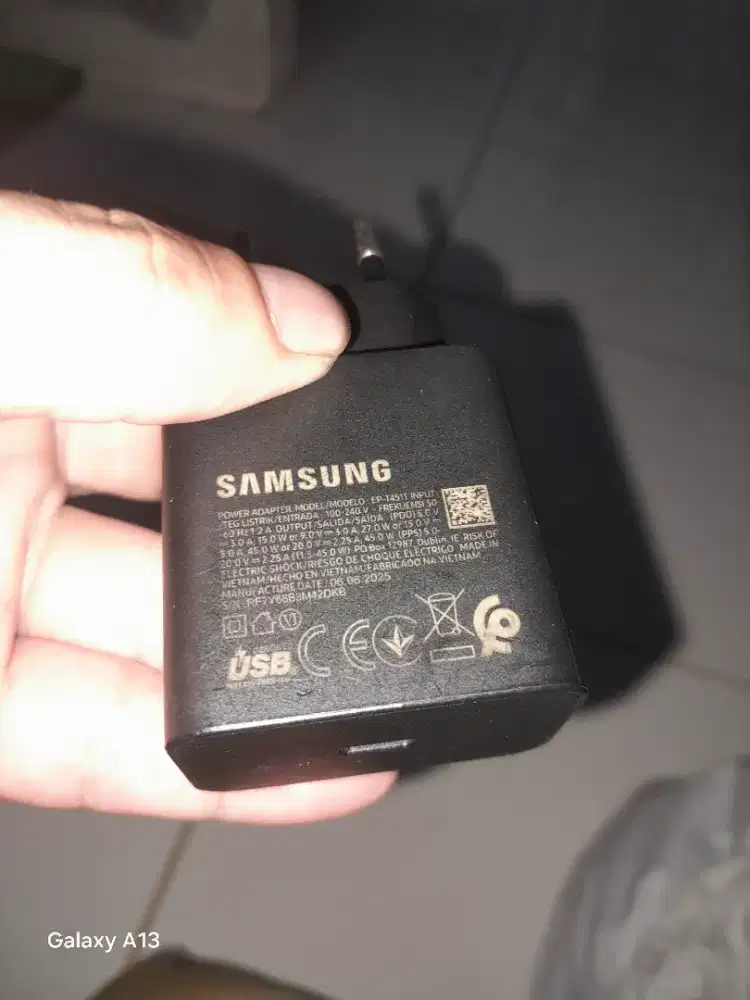 Kepala charger Samsung 45wat original super fast charging,super cpt