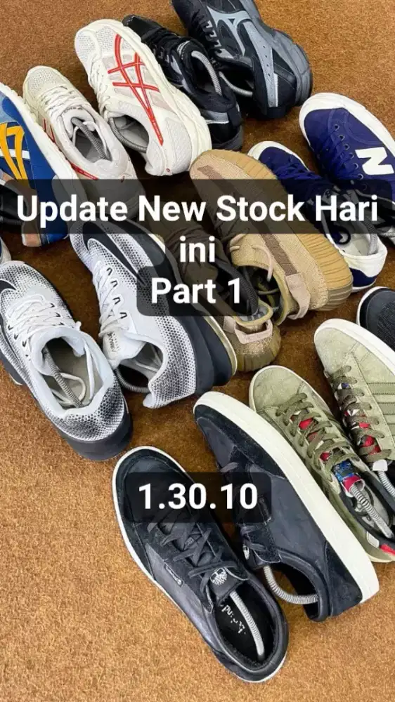 Sepatu Second New Update Stock Part 1 30.10