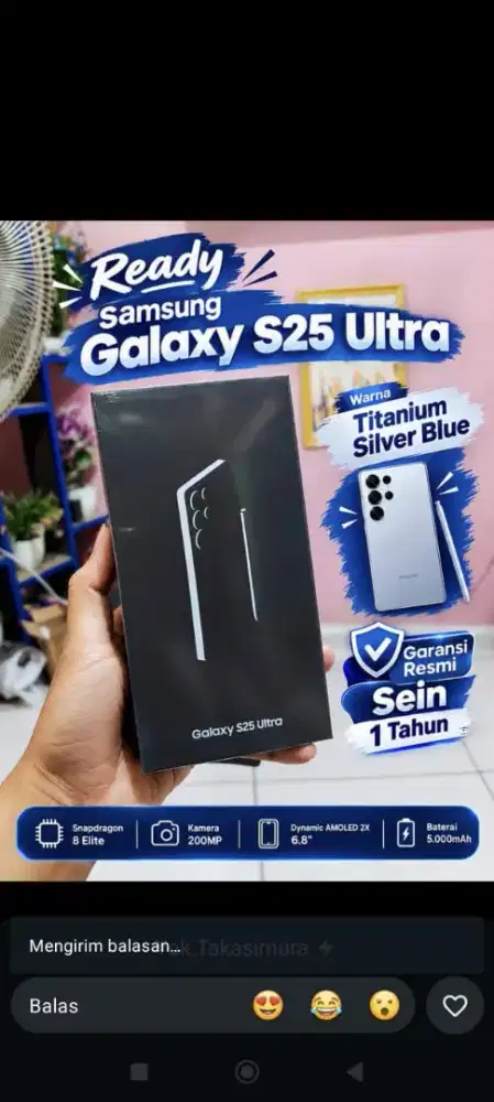Samsung S25 ultra 12/256