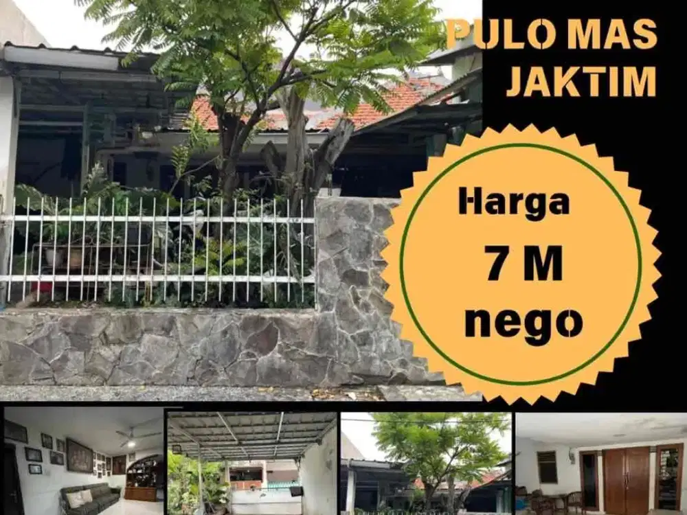 Dijual rumah di pulomas jakarta timur