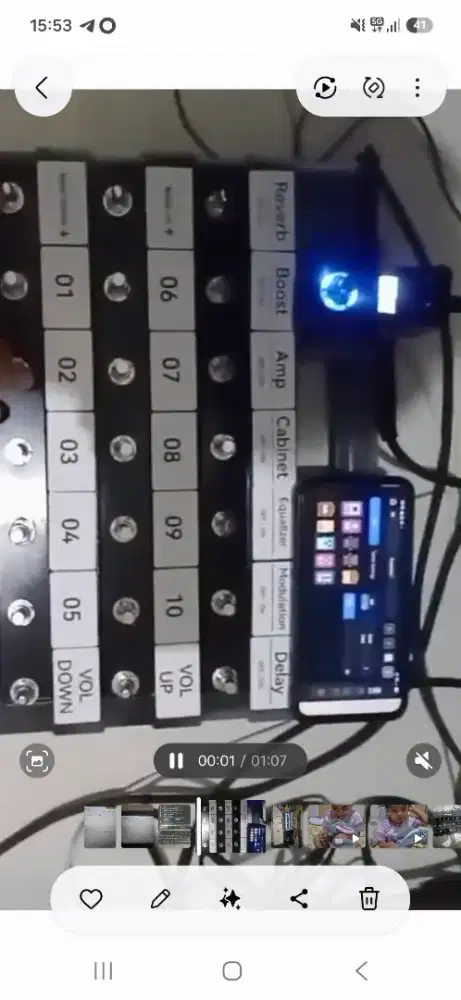 Valeton GP5 MIDI controller