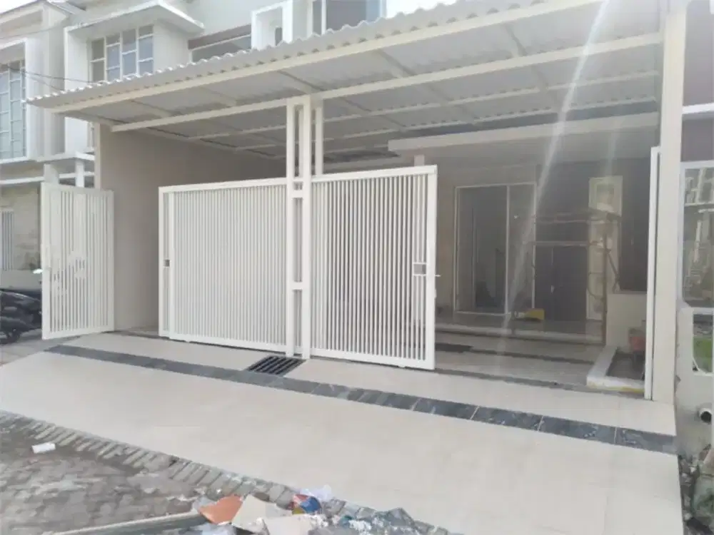Kanopi atap duratuf dobel layer